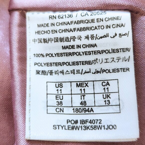 Guess Mauve Vintage 2000s Midi High-Low Dress | Boho Paisley | Size 11 - Picture 16 of 16